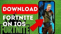 How To Download Fortnite On IOS | Install Fortnite On iPhone/iPad