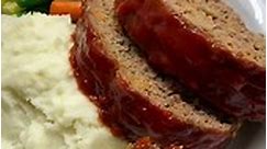 Recipe in Comments ⭐️ Glazed Meatloaf https://fedbysab.com/glazed-meatloaf-with-the-best-sticky-glaze/ #dinnerrecipe #meatloaf | fedbysab.com