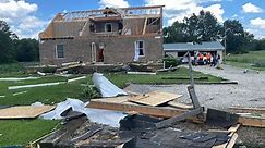 Tornado survivors assess damage in Hardin County
