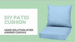 DIY Patio Cushions Tutorial