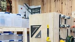 Need some storage... Check this out! #storage #tipsandtricks #storagetips #storagewars #woodworking #diy #letsgo #organize #letsgo #organizeyourlife #lifehack #youhavetosee #coolbuild #diy #wood #woodwork #tips #howto #maker | Matthew Peech Woodworking And DIY