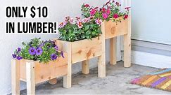 How to build an easy Tiered Cedar Planter Box