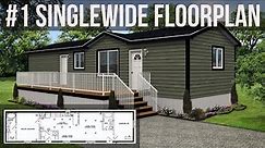 The Most Popular Single Wide Plan Available | Mobile Home Park Living at it's Finest