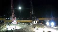 Time lapse of bridge construction on Iowa 141 in the Des Moines metro