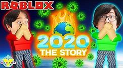 Ryan and Daddy Save 2020! Let's Play Roblox 2020 The Story! Good Ending!