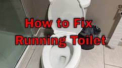 How to Fix a Toilet That is Running
