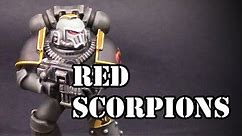 How to paint Red Scorpions