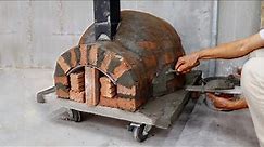 How to make a simple beautiful pizza oven from broken bricks
