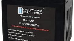 ML-U1 12V 200CCA Battery for Scotts (by John Deere) S2546 LawnTractor