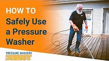 How to Use a Pressure Washer Safely and Effectively