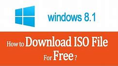 How to download Windows 8/8.1 ISO File From Microsoft[WITHOUT PRODUCT KEY,Professional,32bit/64bit]