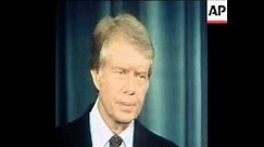 SYND 13 5 77 PRESIDENT CARTER HOLDS PRESS CONFERENCE