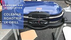 Coleman Roadtrip LX Grill (blue) - unboxing and setup