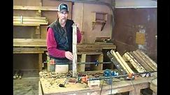 How-to Peel Logs to Make Log Furniture