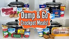 6 DUMP & GO SLOW COOKER MEALS | Best Easy Crockpot Recipes | Julia Pacheco