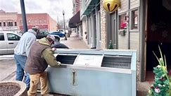 New under the counter beer coolers and fridges coming in cold today at the West Side 🎉 The old cooler might have weighed a lot more than anyone thought and might been more than 40 years old based on the age of the bottle caps found underneath 🤣 Thanks to Falcon Equipment, DL Clark and Butch for the help this morning! | West Side Tavern