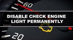 4 Step Guide On How to Disable Check Engine Light Permanently
