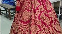 Renaissance Antique Floral Jacquard Queen Victorian Era Dress Theater Costume