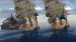 China Shock!(December 23, 2023) 2 US Jets and PH Hit 48 Chinese fishing boat near Scarborough Shoal