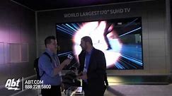Samsung with the World's Largest 170" SUHDTV - Abt CES 2016