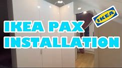 Assembling My Dream Closet | IKEA Pax Wardrobe Installation Blog