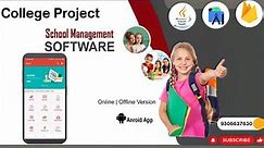 Student Management System Project || School Management System Project || Android Project with Source