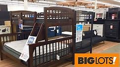 BIG LOTS BEDS BEDROOM FURNITURE DRESSERS MATTRESSES SHOP WITH ME SHOPPING STORE WALK THROUGH