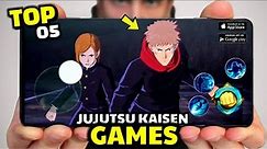 Top 05 Best JUJUTSU KAISEN Games For Android & IOS In 2023 | High Graphics ( Offline & Online )