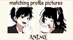 matching anime profile pictures for couple 🐇🌸| matching dp/pfp🦭| aesthetic pfp