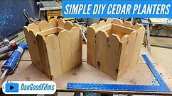 Cedar Fence Picket Planter | $15 DIY Project