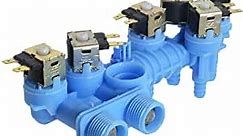 W10853723 Washing Machine Water Inlet Valve Assembly for Whirlpool replaces W10326913 W10326915 W10342320 W10853723VP WPW10326913 WPW10326915 by ENTERPARK