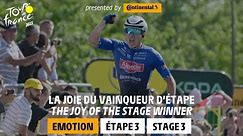 Winner's emotion - Stage 3 - Tour de France 2023
