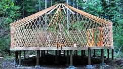 HOW TO BUILD A YURT | Living Off The Grid & Homesteading, day 12