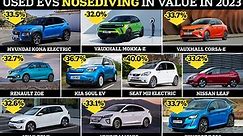 Used electric cars have nosedived in value in 2023