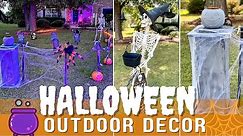 Halloween 🎃 Outdoor Decor | Front Yard Halloween Decorations | DIY Outside Decorating Ideas 2021