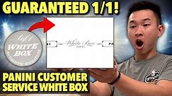 Panini Customer Service sent me a WHITE BOX (GUARANTEED 1/1 AUTOGRAPH)?! 😱🔥