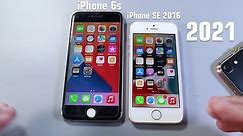 iPhone 6s vs iPhone SE 2016 - iOS 15 Speed Comparison in 2021