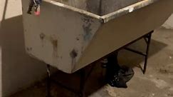 Tearing out an old concrete laundry tub, took me 4 minutes. | Ray Brock