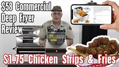 $58 Commercial Deep Fryer Review - Making $1.75 Chicken Strips & French Fries
