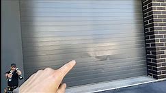 Fix a Garage door dent. Can it be done or do you need a new panel ?