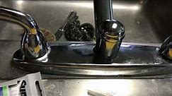 Two Knob Kitchen Faucet Link O-Rings & Saran Wrap Solution ... Side Project