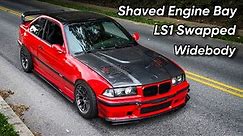 Building a BMW E36 M3 LS SWAP + Widebody in 20 Minutes