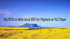 Rip DVDs to Multi-track MKV for Playback on VLC Player