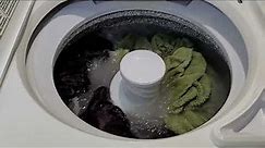 Kenmore 70 series washer washing two blankets