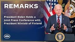 President Biden Holds a Joint Press Conference with President Niinistö of Finland