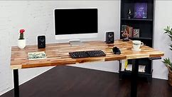 Solid Wood Desktops for Standing Desks: Beautiful, unique, and naturally produced | UPLIFT Desk
