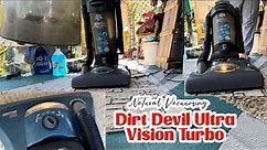 Dirt Devil Ultra Vision Turbo | Naturally Vacuuming Two Rugs