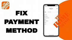 How To Fix And Solve Home Depot App Payment Method | Final Solution