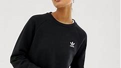 adidas Originals Essential crew neck sweatshirt in black | ASOS