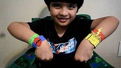 How to make wrist bands for kids - DIY/Paper bands/Foam sheet bands/Popsicle stick bands